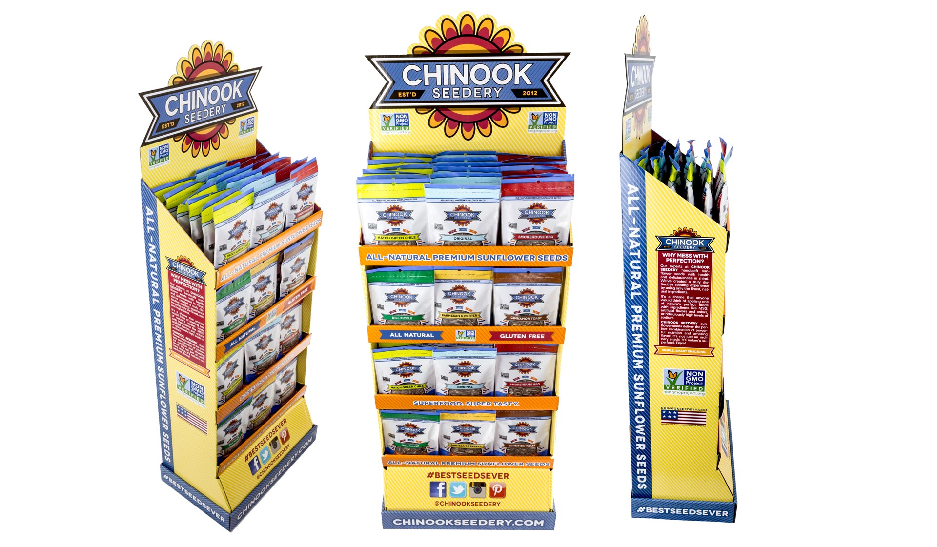 Sunflower Seed Retail Shipper Display