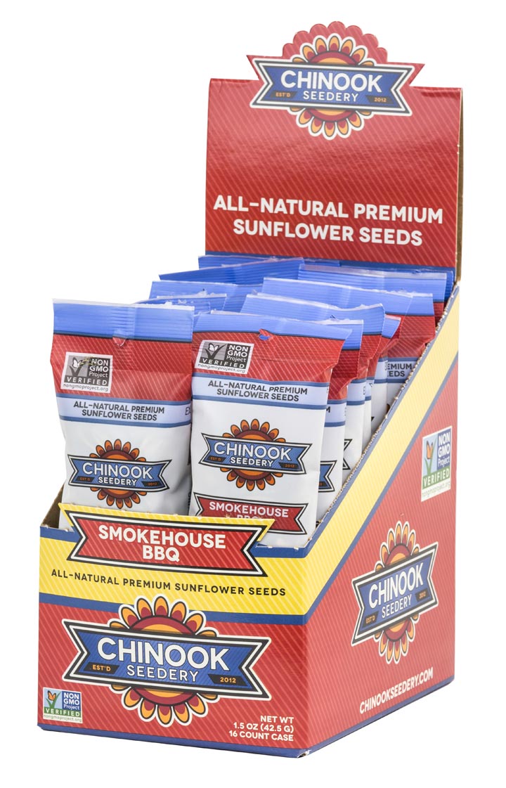 Sunflower Seed Bag Point of Purchase Box
