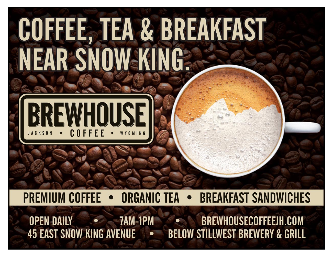 Brewhouse Coffee Advertising